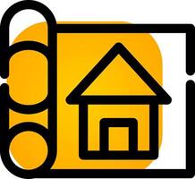 House Sketch Creative Icon Design vector