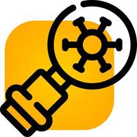 Microorganism Creative Icon Design vector