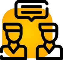 Meetings Creative Icon Design vector