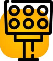 Light Creative Icon Design vector