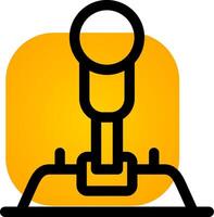 diseño de icono creativo de joystick vector