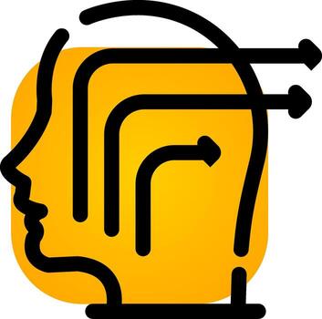 Knowledge Extraction Creative Icon Design vector