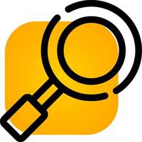 Search Creative Icon Design vector