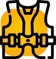 Life Jacket Creative Icon Design vector