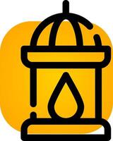 Lantern Creative Icon Design vector