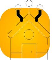 Home Network Creative Icon Design vector