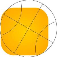 Basketball Creative Icon Design vector