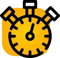 Stopwatch Creative Icon Design vector