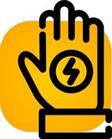 Glove Creative Icon Design vector