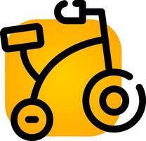 Bike Toy Creative Icon Design vector