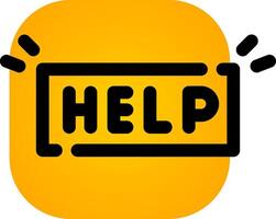 Help Creative Icon Design vector