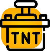 diseño de icono creativo tnt vector