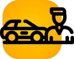 Used Car Dealership Creative Icon Design vector