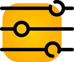 Adjust Creative Icon Design vector