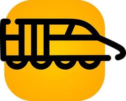 diseño de icono creativo de tren vector