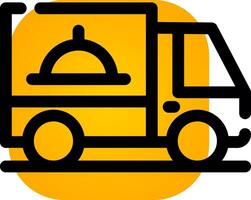 Delivery Van Creative Icon Design vector