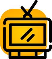 Television Creative Icon Design vector