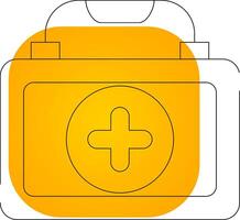 First Aid Kit Creative Icon Design vector