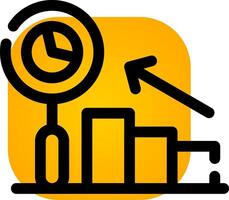 Predictive Analytics Creative Icon Design vector