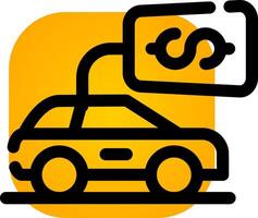 Buy a Car Creative Icon Design vector