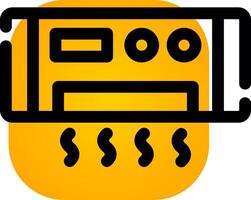 Air Conditioning Creative Icon Design vector