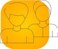 Customer Family Creative Icon Design vector