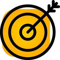 Dartboard Creative Icon Design vector