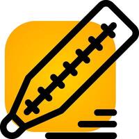 Thermometer Creative Icon Design vector