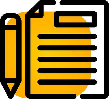 diseño de icono creativo de guión vector