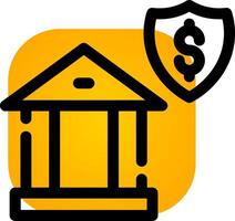 Banking Security Creative Icon Design vector