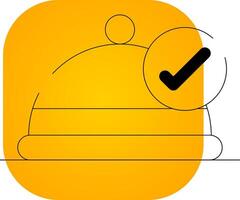 Safe Food Handling Creative Icon Design vector