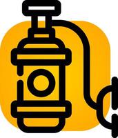 Oxygen Tank Creative Icon Design vector