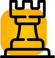 Chess Piece Creative Icon Design vector