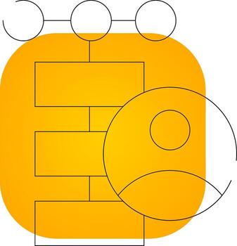 Client Database Creative Icon Design vector