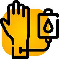 Transfusion Creative Icon Design vector