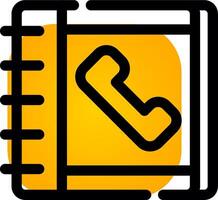 Phonebook Creative Icon Design vector