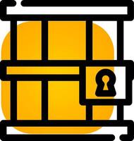 Jail Creative Icon Design vector