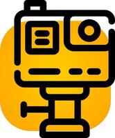 Action Camera Creative Icon Design vector