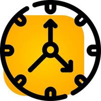 Clock Creative Icon Design vector