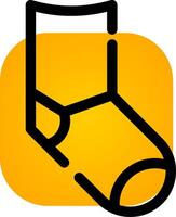 Sock Creative Icon Design vector