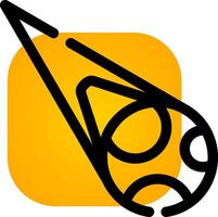 Meteorite Creative Icon Design vector