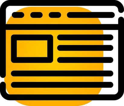 diseño de icono creativo del navegador vector