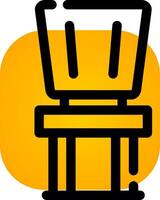 Chair Creative Icon Design vector