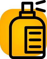 Spray Bottle Creative Icon Design vector