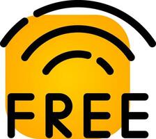 Free Wifi Creative Icon Design vector