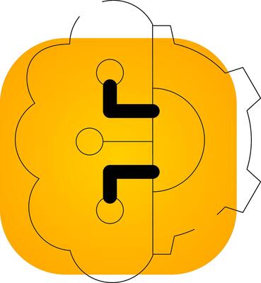 Artificial Intelligence Creative Icon Design