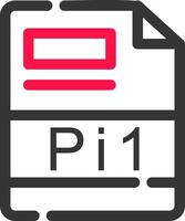 pi1 creativo icono diseño vector