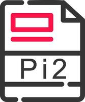 pi2 creativo icono diseño vector