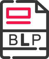 BLP Creative Icon Design vector