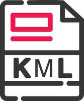 KML Creative Icon Design vector